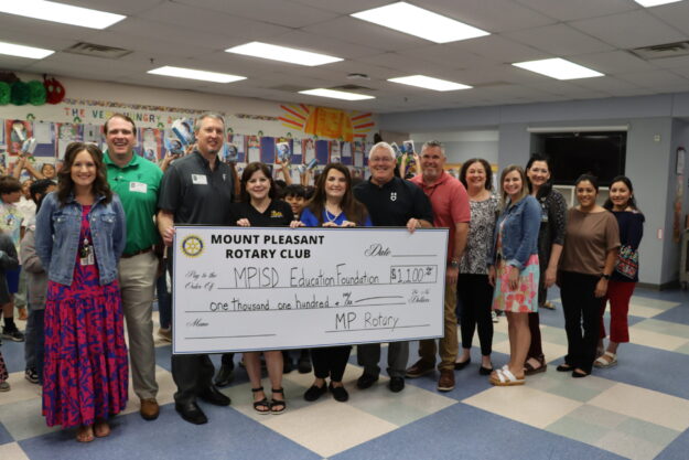 Rotary check donation
