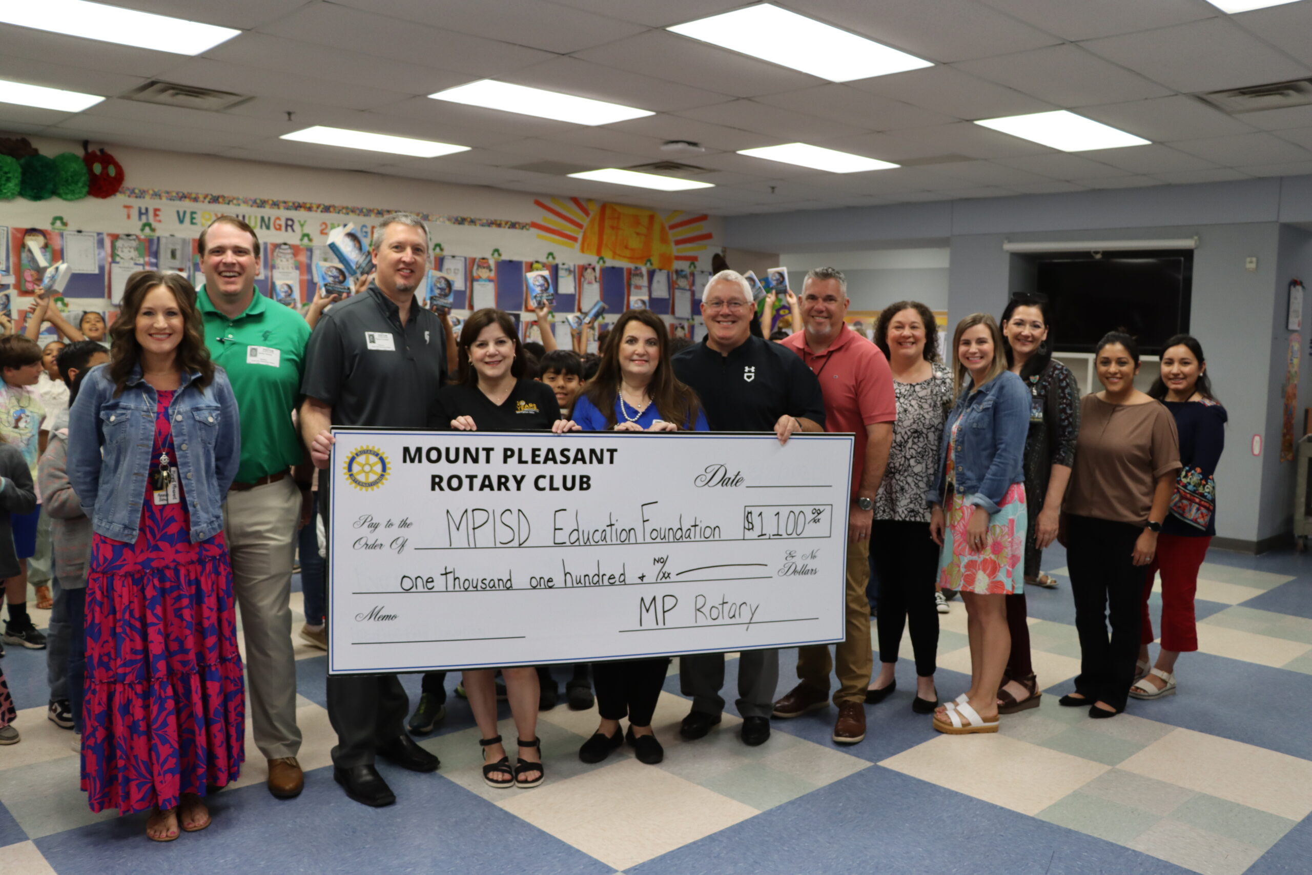 Rotary check donation